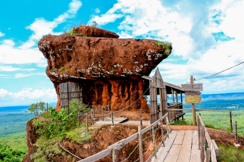 Wat Phu Tok in Bungkan Province , Thailand