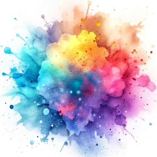 Watercolor background abstract wallpaper design