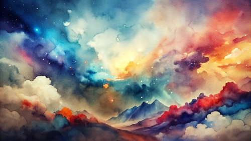 Watercolor background abstract wallpaper design