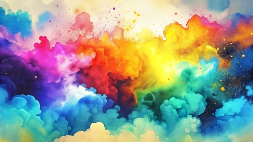 Watercolor background abstract wallpaper design