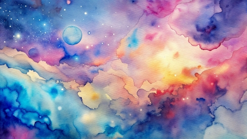 Watercolor background abstract wallpaper design