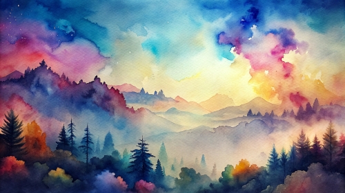 Watercolor background abstract wallpaper design