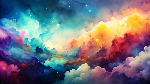 Watercolor background abstract wallpaper design