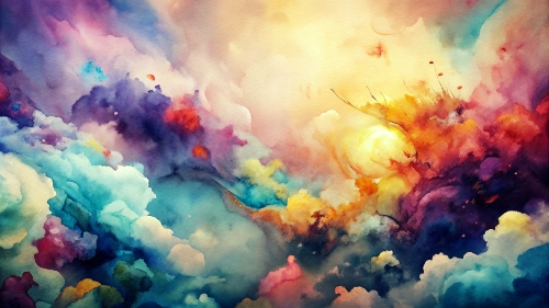 Watercolor background abstract wallpaper design