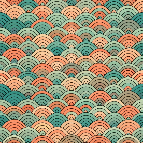 Wave seamless pattern background abstract wallpaper