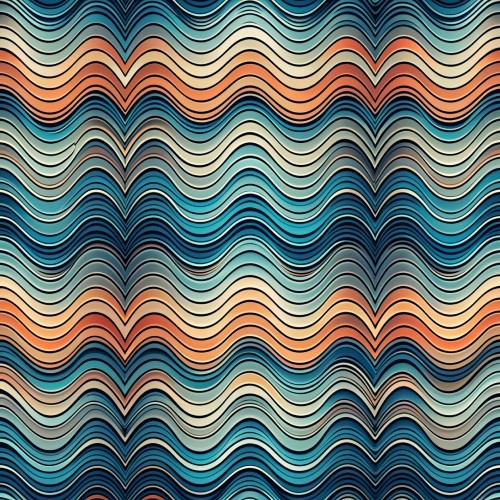 Wave seamless pattern background abstract wallpaper