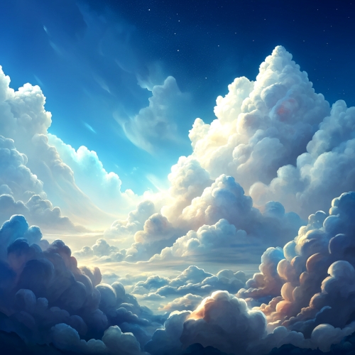 White clouds flying background abstract background design
