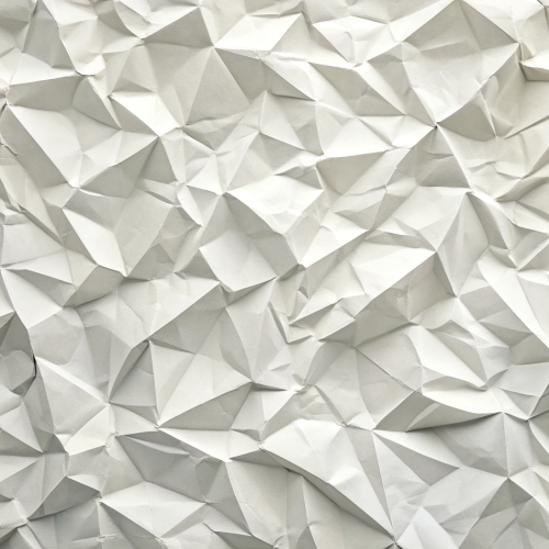 White crumpled paper abstract background design