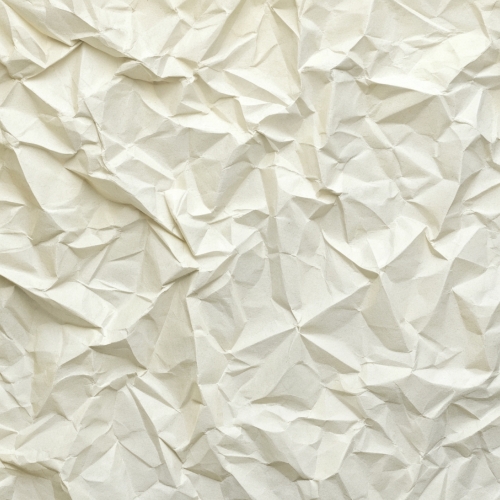 White crumpled paper abstract background design