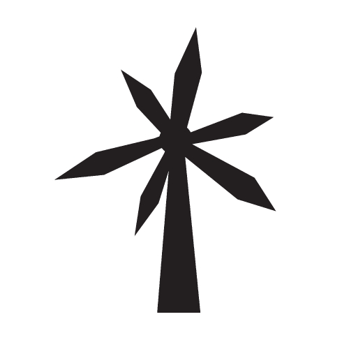 Wind turbine icon