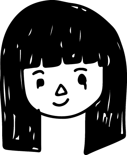 Woman face cartoon icon