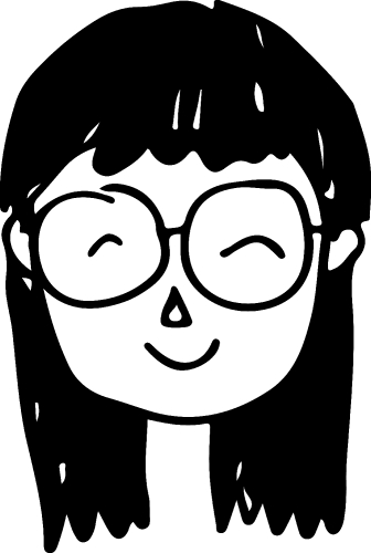 Woman face cartoon icon