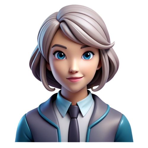 Women in futuristic fashion avatar people icon character cartoon