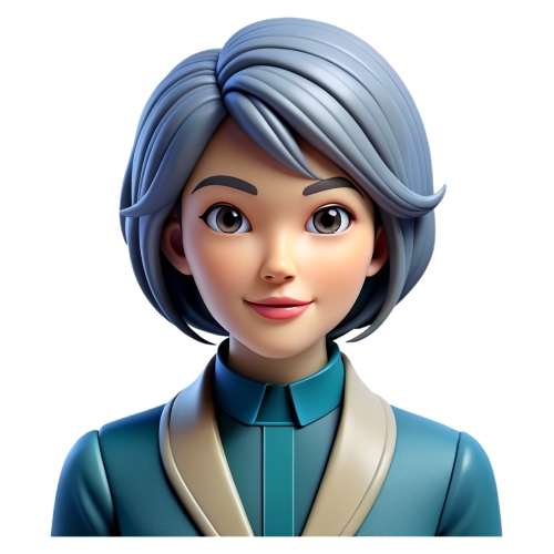 Women in futuristic fashion avatar people icon character cartoon