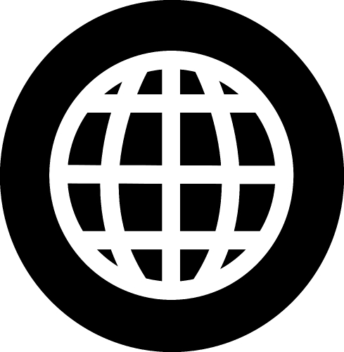 world icon sign