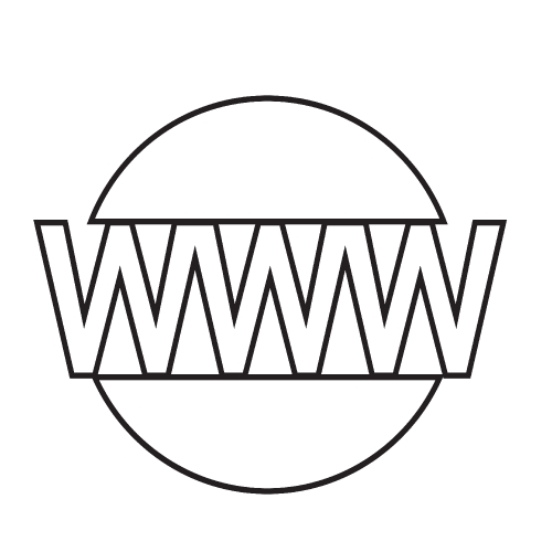 WWW sign icon, World wide web symbol icon