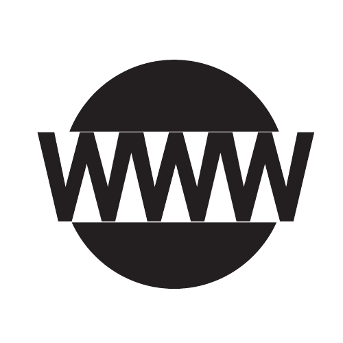 WWW sign icon, World wide web symbol icon
