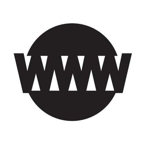 WWW sign icon, World wide web symbol icon