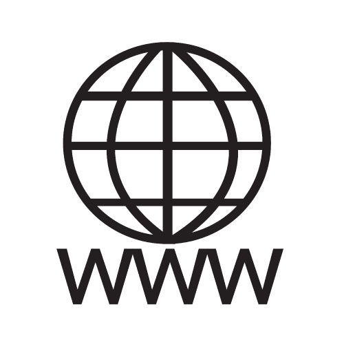 WWW sign icon, World wide web symbol icon