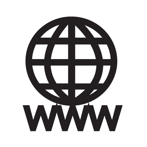 WWW sign icon, World wide web symbol icon