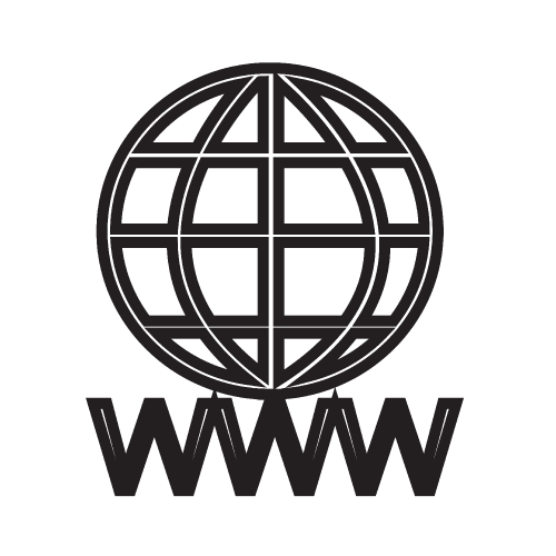 WWW sign icon, World wide web symbol icon