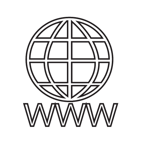 WWW sign icon, World wide web symbol icon